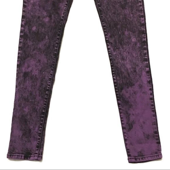 Hot topic Love sick acid purple wash the Skinny - Picture 2 of 8